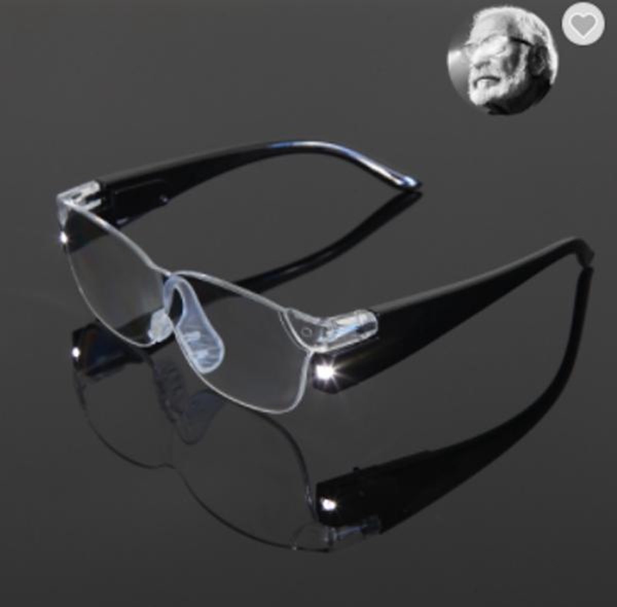 vergrootglas bril met LED verlichting - vergrootglas bril – Loepbril -  vergrotende... | bol.com