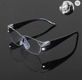 vergrootglas bril met LED verlichting - vergrootglas bril – Loepbril - vergrotende bril - vergroot bril - vergrootbril - loepbril met vergroting