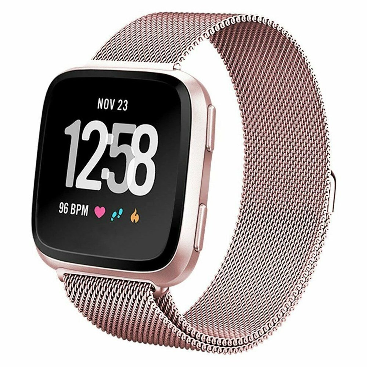 Strap-it® Samsung Galaxy Watch sport band 45mm / 46mm - blauw + glazen screen protector