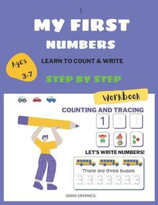 MY FIRST LEARN to Count & Write Numbers STEP-by-STEP Workboo ... - cover