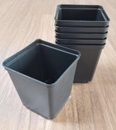 DUR pot P7 pots de plant de potager 7x7x8cm plastique dur - 50 pièces