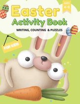 Easter Activity Book Writing Counting & Puzzles For Kids Ages 4-8
