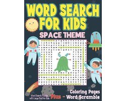 Word Search For Kids Space Theme