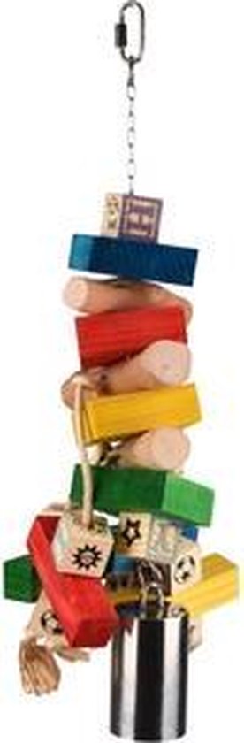Zooselect Vogelspeelgoed Kooihanger Rainbow Bell