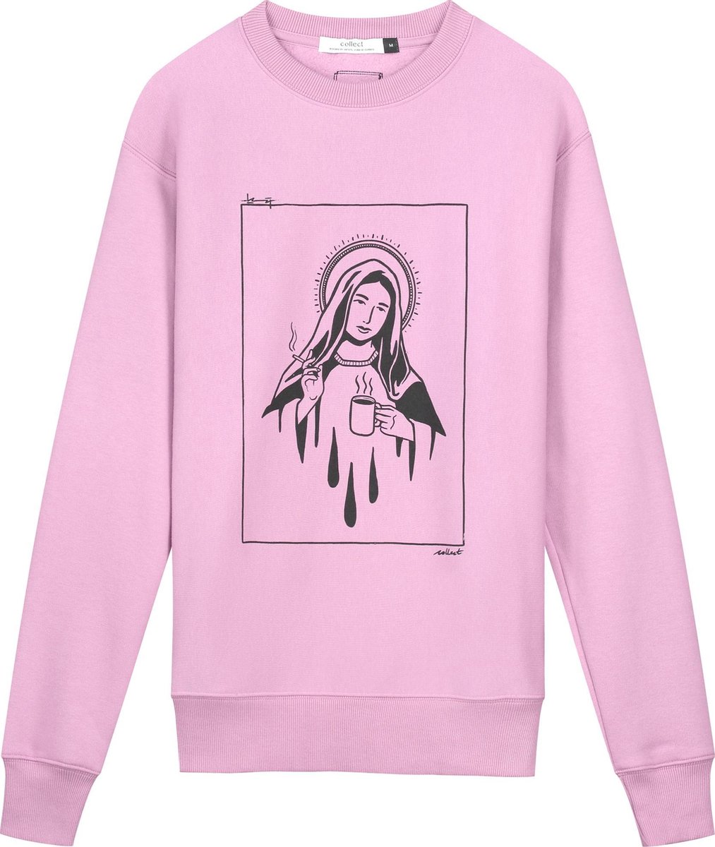 Collect The Label - Hippe Trui - Maria Sweater - Paars - Unisex - XXL