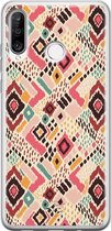 Huawei P30 Lite hoesje - Boho vibes - Siliconen - Soft Case Telefoonhoesje - Print - Multi