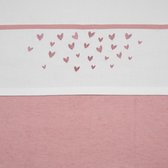 MEYCO | Ledikantlaken | Hearts | Oudroze | 100% Katoen | 100 x 150 cm