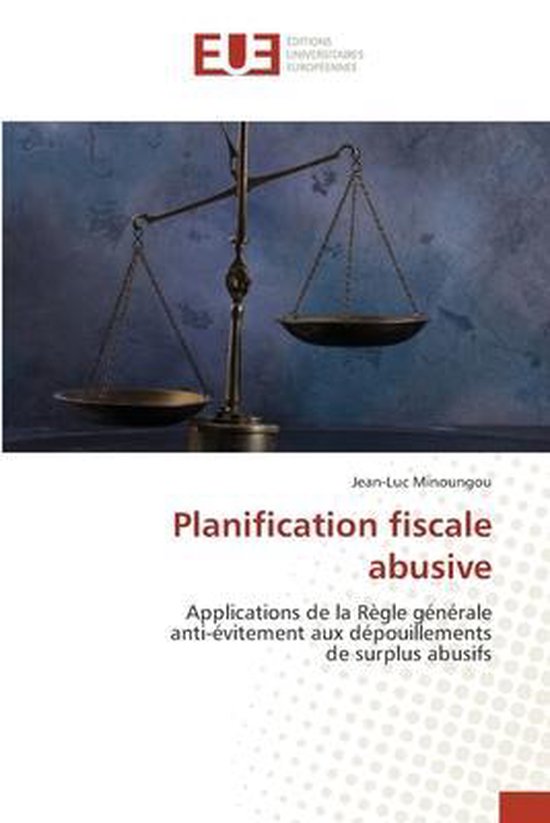 Planification fiscale abusive - cover