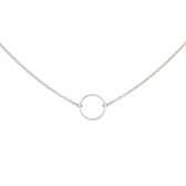 Mint15 Ketting Infinity Ring - Zilver RVS/Stainless Steel