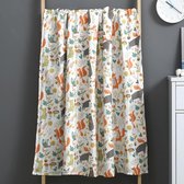 swaddle Bos - XL hydrofiele omslagdoek - 120 x 120 cm - katoen