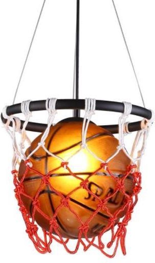 Hanglamp basketbal - plafondlamp basketbal - E27 fitting - moderne lamp -  sport lamp | bol.com