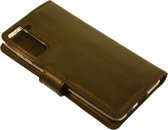 Made-NL Apple iPhone 7Plus/8Plus Handgemaakte book case bruin hoesje