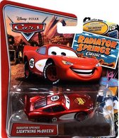 Disney Cars auto Bliksem Mcqueen Radiator Springs - incl mini telefooncel - voertuig 7 cm
