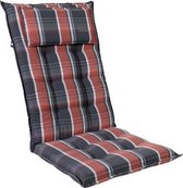 Blumfeldt Sylt Tuinkussen - stoelkussen - zitkussen - hoge rugleuning - hoofdkussen - 50 x 120 x 9 cm - UV-bestendig - polyester