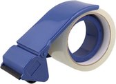 Verpakkingstape inclusief gratis dispenser | 50 m x 50 mm | Transparante Tape | Low Noise Tape