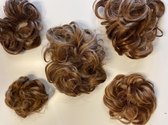 Actie!5x Hairbun Crunchy Haarstuk hairpiece verschillende koper  tinten/maten