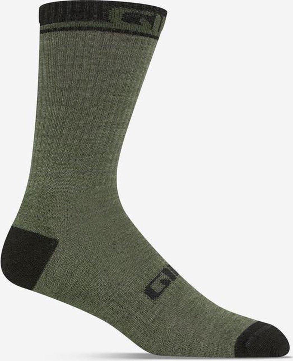 Giro Winter Merino Wool Olive/Black Fietssokken M (40-42)