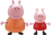 Peppa Pig - Blisterverpakking 2 figuurtjes (1 volwassene en 1 kind) - MAMA PIG & PEPPA