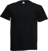 Set van 4 T-shirts zwart maat XXL
