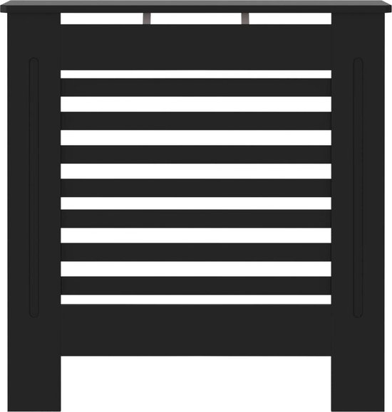 vidaXL Radiatorombouw 78 cm MDF zwart