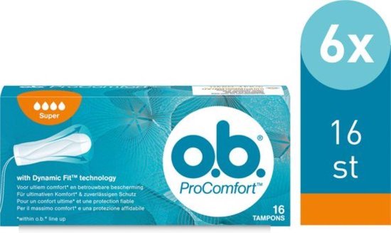 6x OB Tampons – ProComfort Super
