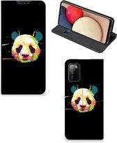 Hoesje ontwerpen Geschikt voor Samsung Galaxy M02s | A02s Telefoontas Sinterklaas Cadeautje Panda Color