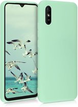 kwmobile telefoonhoesje geschikt voor Xiaomi Redmi 9A / 9AT - Hoesje voor smartphone - Back cover in mat mintgroen