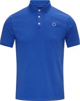 Blue Black Amsterdam Heren Polo Lars - Kobalt Blauw - Maat XL