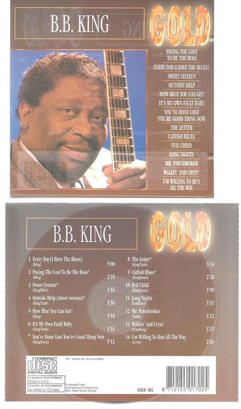 B.B. KING - GOLD