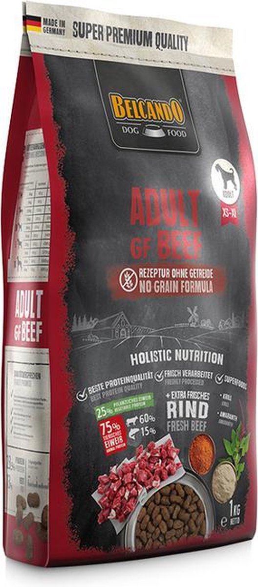 Belcando Belcando Adult Graanvrij - Rund - 12,5 kg