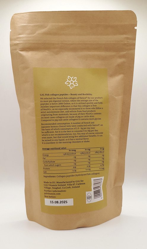 GAL Vitamin Vis Collageen Peptides 150 g Naticol® 2000 Dalton