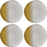 Dinerbord Ø 25,5cm Oker - set 4 stuks