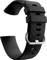 MaxVision Geschikt Voor Fitbit 3 Bandje Small - Silicone - Smartwatch - Luxe sport bandje - Comfortabel