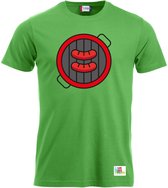 Campingtrend Heren T-Shirt | Barbecue | Groen | Maat L