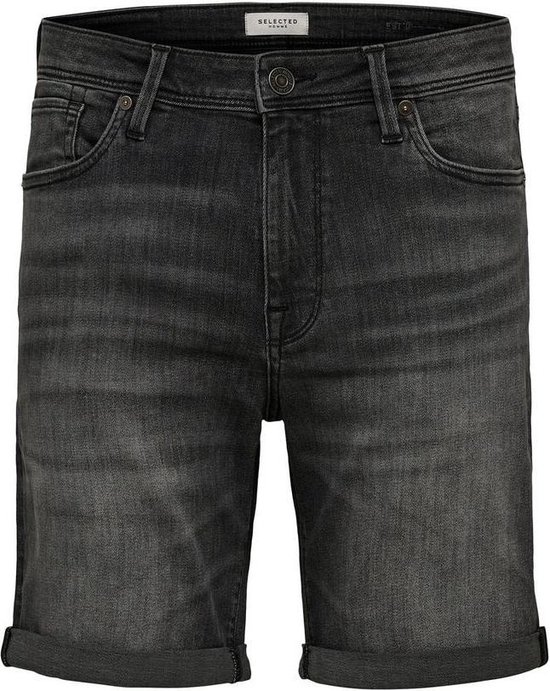 Selected SLHALEX 334 heren casual short grijs