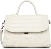 LANCASTER Paris handtas  Exotic Croco - Beige - leer