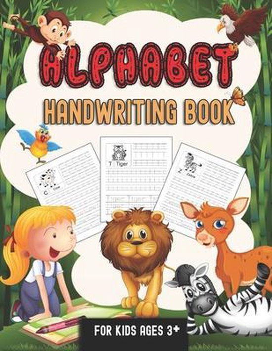 Alphabet Handwriting Book For Kids Aged 3+ - cover