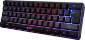 HXSJ V700 RGB Membraan bedrade gaming toetsenbord - 61keys - Qwerty