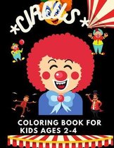 CIRCUS coloring book for kids ages 2-4