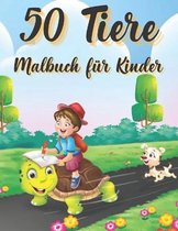 50 Tiere Malbuch fur Kinder