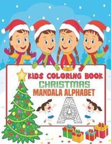 Kids Coloring Book Christmas Mandala Alphabet