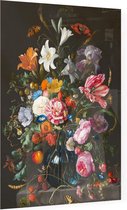 Vaas met bloemen, Jan Davidsz. de Heem - Foto op Plexiglas - 60 x 80 cm