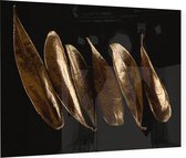 Gouden bladeren - Foto op Plexiglas - 90 x 60 cm