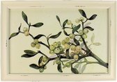 Lijstje hout wit Mistletoe, 34x23,5cm