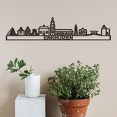Skyline Enkhuizen zwart mdf (hout) - 60cm - City Shapes wanddecoratie
