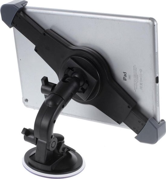 GadgetBay Universele met Zuignap auto iPad inch - Zwart | bol.com