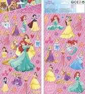 Disney Prinsessen - Stickers - 2 Stickervellen - Extra grote stickers