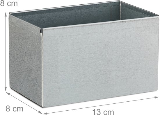 Relaxdays wandasbak voor buiten, met montagemateriaal & sleutel, weerbestendig, H x B x D: ca. 20 x 16 x 8,5 cm, zwart