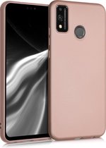 kwmobile telefoonhoesje voor Honor 9X Lite - Hoesje voor smartphone - Back cover in metallic roségoud