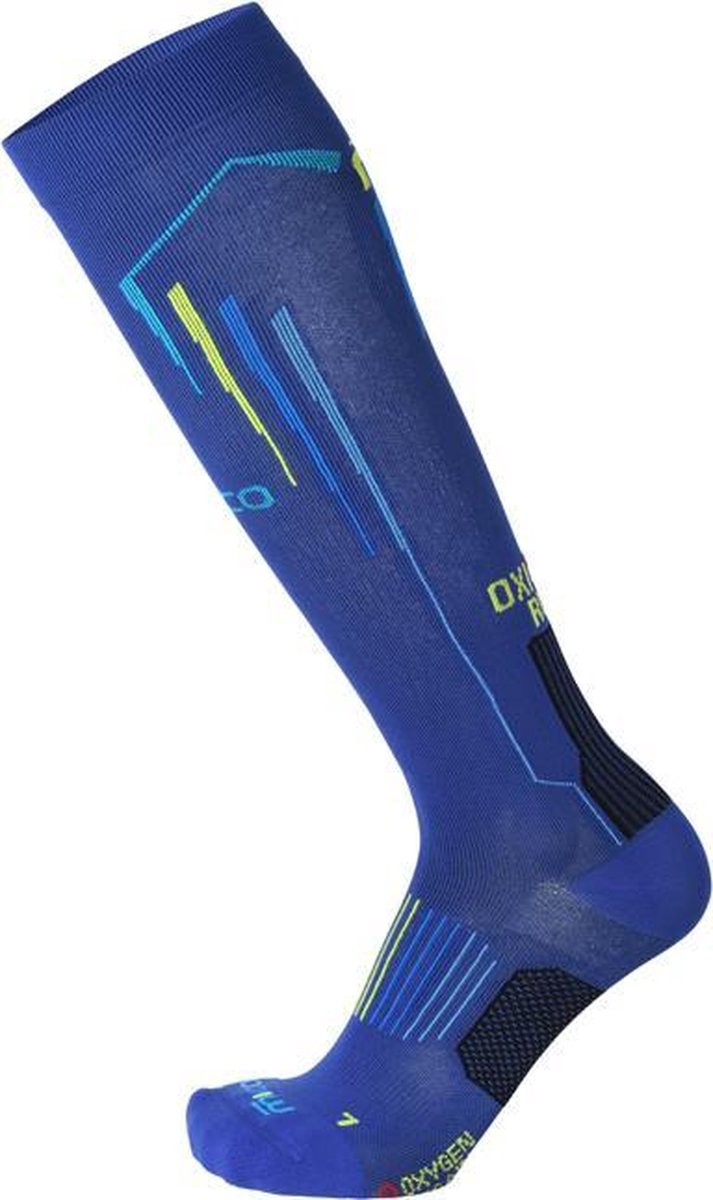 Mico OXI-JET compression long socks blauw maat L